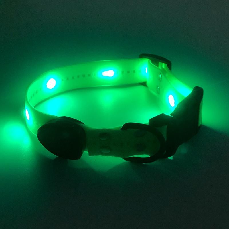 Adjustable Training Waterproof Dog Collar LED