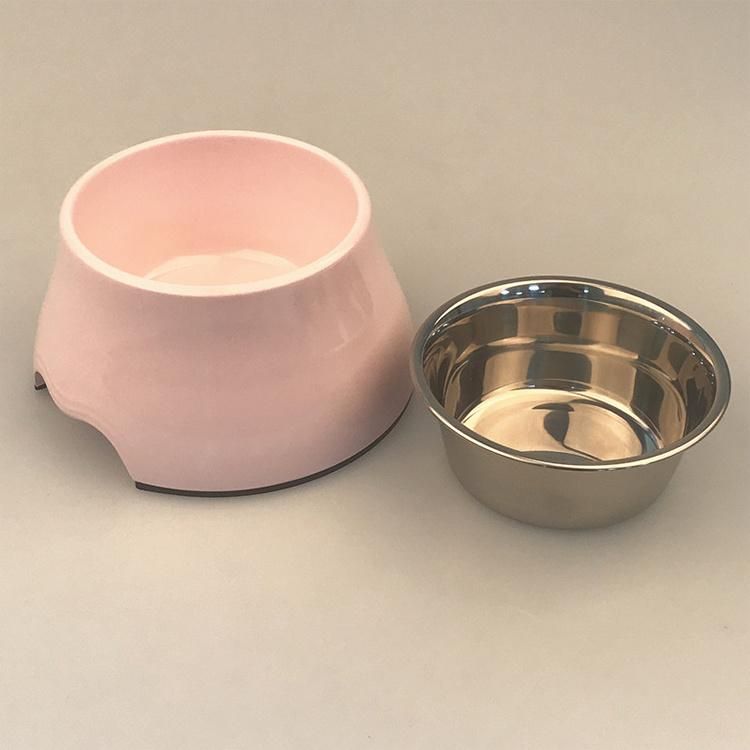 Dog Bowl, Protective Feeder, Anti-Knock, Water Fountain, Anti-Slip Cat Bowl
