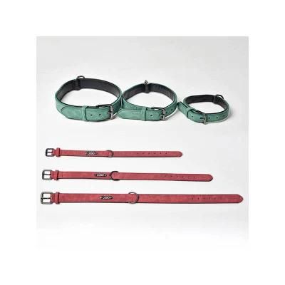 Chinese Factory Collar Pet De Cuero Red Blue Green Color Luxury Dog Collar