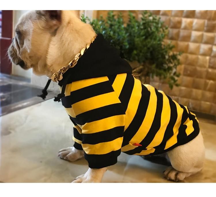 Wholesale Fashion Sprint Simply Warm Sleeveless Bulldog Cotton Dog Vest Hoodies