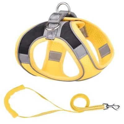 Colorful High Reflective Dog Harness with Dog Leash