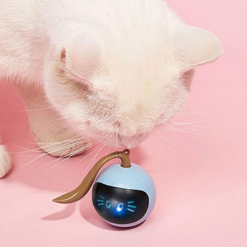 Smart Jumping Ball USB Electric Rotating Rolling Jumping Cat Toy