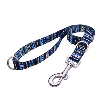 Flat Polyester Climbing Custom Printed Pet Dog Leashes for Pets