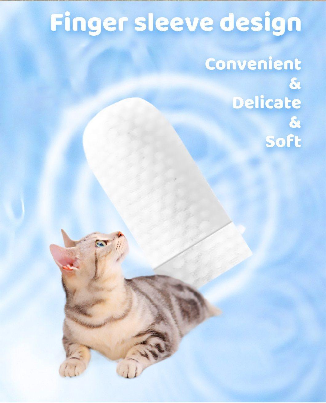 Disposable Cat Health Cleaning Product Soft Custom Pet Teeth Whitening Wipes Finger Wipes