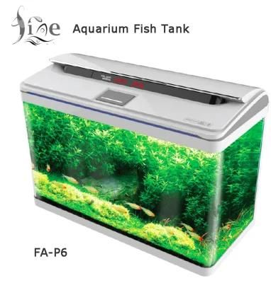 23-Gallon Aquarium Tank Kit with Water Temperature Displayed on Cover
