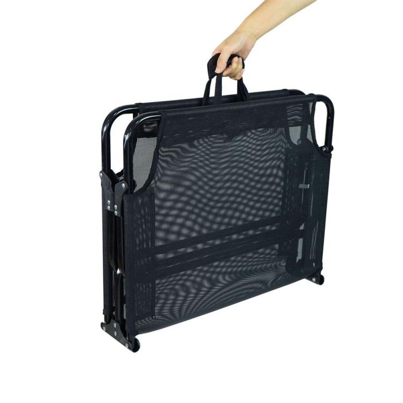 Elevated Portable Cooling Foldable Folding Raised Pet Dogs Cats Cot with Steel Frame Play and Rest Bed