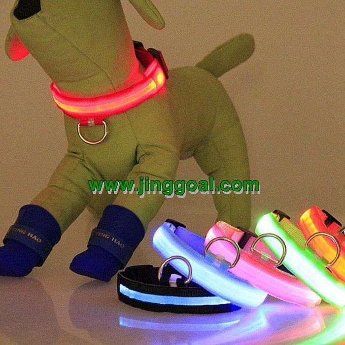 LED Light Dog Collar with Battery