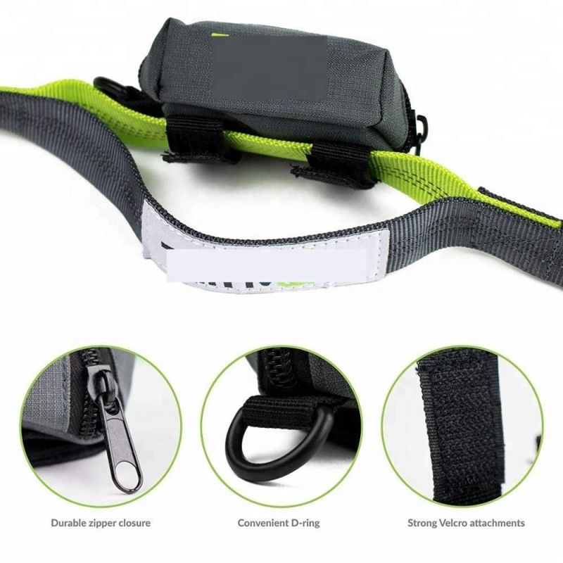 Wholesale Durable Dog Waste Bag Holder Pet Poop Bag Dispenser with Zipper Dog Leash with Poop Bag