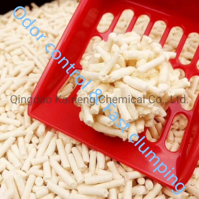 Cat Litter/Tofu Cat Litter/ Clumping Pet Litter with Colorful & Fragrance Cat Litter