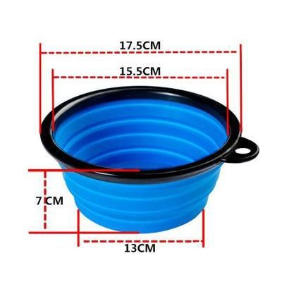 Individual Packing Pet Travel Water Drinking Silicone Dog Bowls
