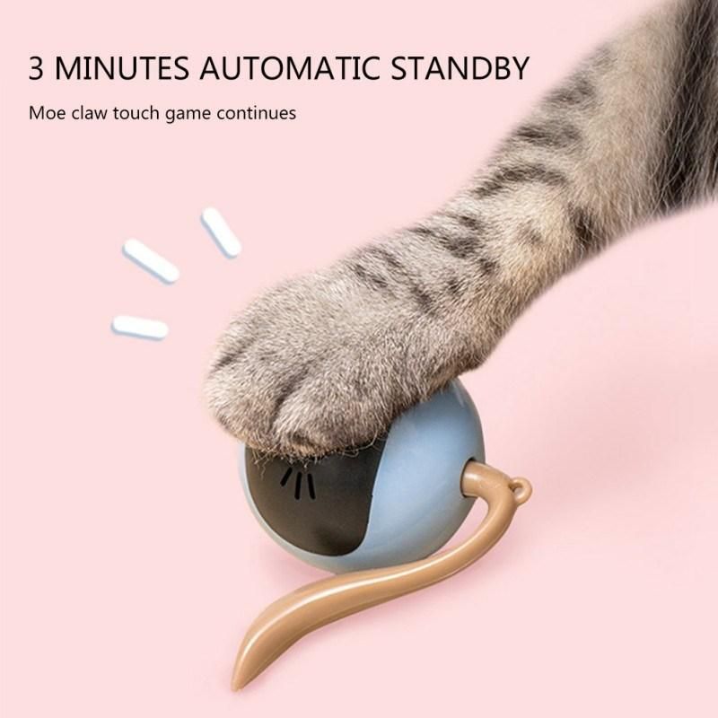 Smart Jumping Ball USB Electric Rotating Rolling Jumping Cat Toy