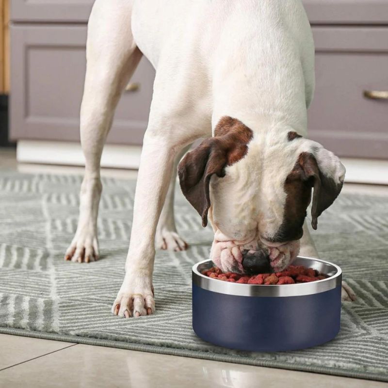 Stainless Steel Pet Food Bowl Dog Feeder Non-Slip