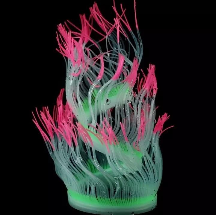 Silicone Simulation Variable Sea Anemone Fish Tank Ornament