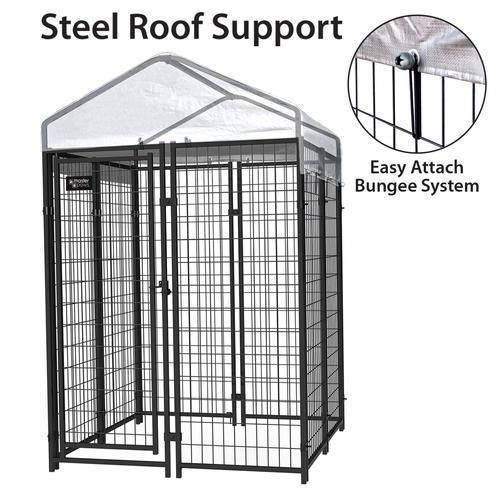 Large Medium Outdoor Dog Kennel with Waterproof Covered
