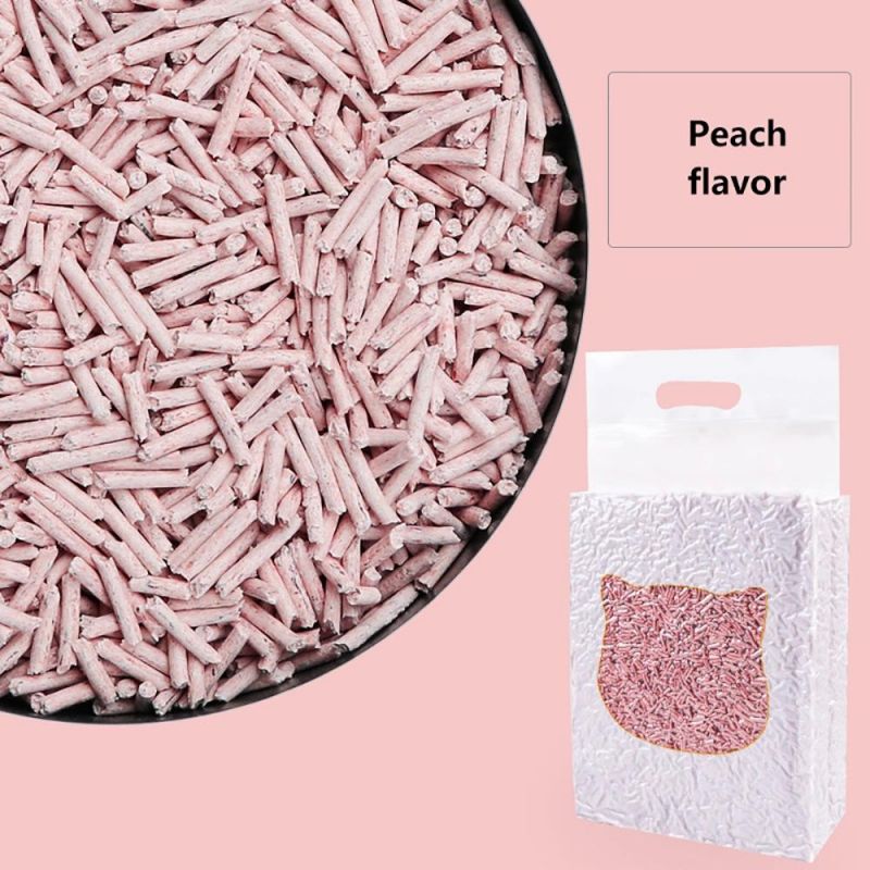 Wholesale Natural Dust Free Eco-Friendly Antibacterial Deodorizes Tofu Cat Litter