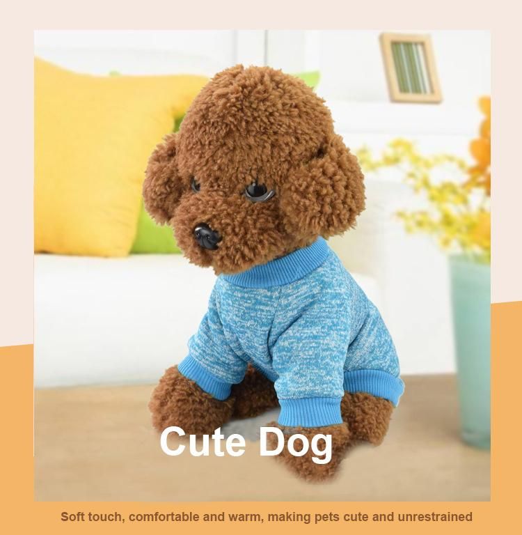 Autumn Winter Wool Warm, Simple Design Pet Suit Pet Clothes for Dogs