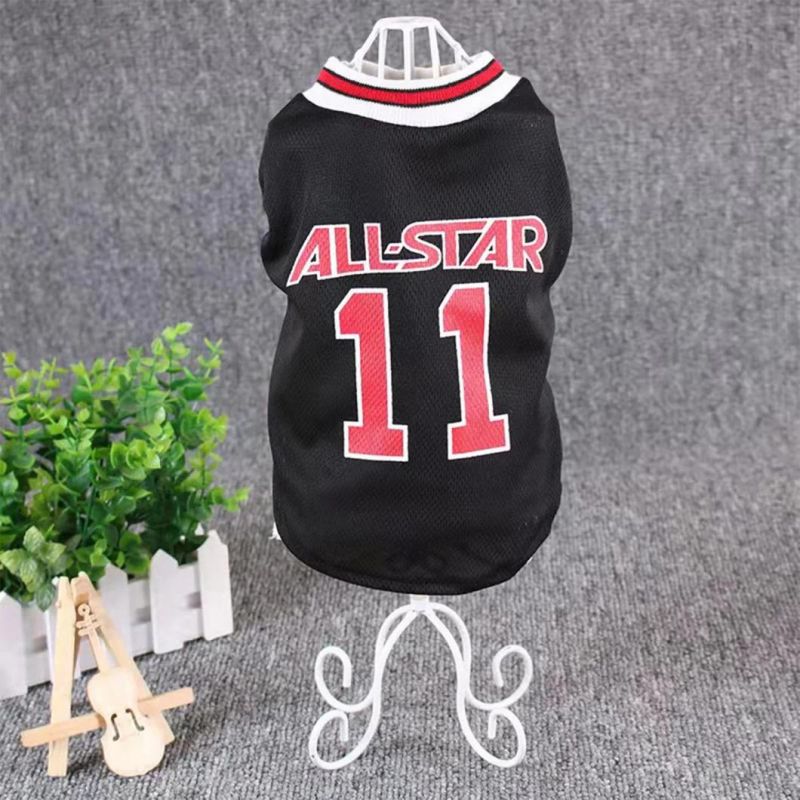 Dog Sports T-Shirt Summer Pet Shirt Cool Basketball Dog Clothes