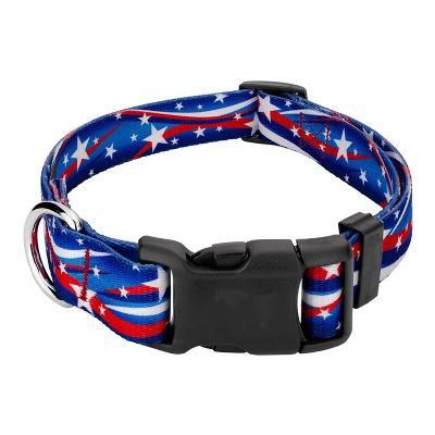 Customized OEM Print Stars Adjustable Personalized Dog Collar