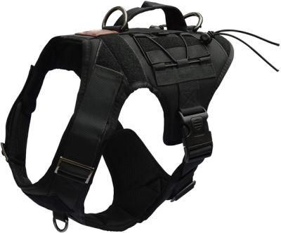 Tactical Dog Vest Harness &ndash; Military K9 Dog Training Vest &ndash; Working Dog Harness for Medium, Large and XL Dog Sizes