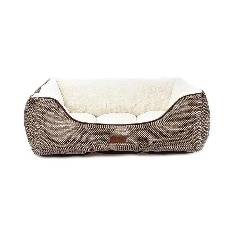 Classic Design Soft Plush Warm Comfortable Large Dog Beds