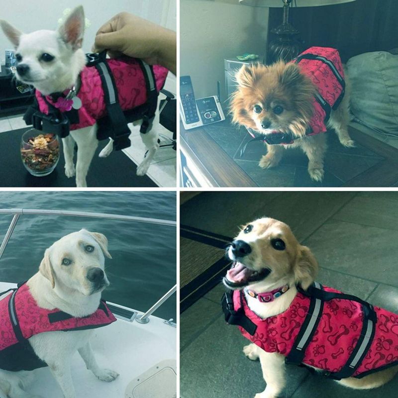 Pet Swimming Jacket for Short Nose Dog (Pug, Bulldog, Poodle)