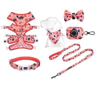 OEM Manufacturer Neoprene Reversible Harness Dog Accessories Set