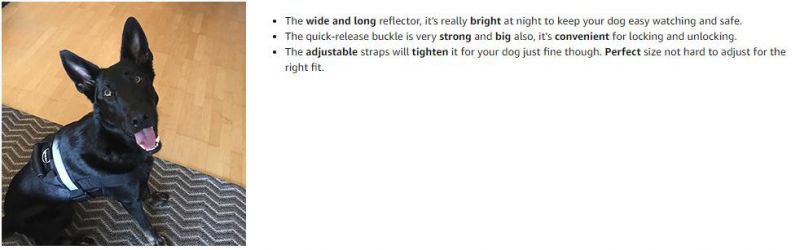 3m Reflective Anti-Tear 7 Colors Big Dog Collar Harness