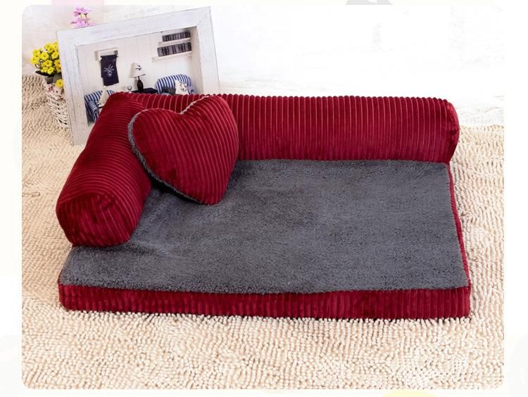 2022 Newest Cozy Removable Washable Pet Product Sofa Dog Bed