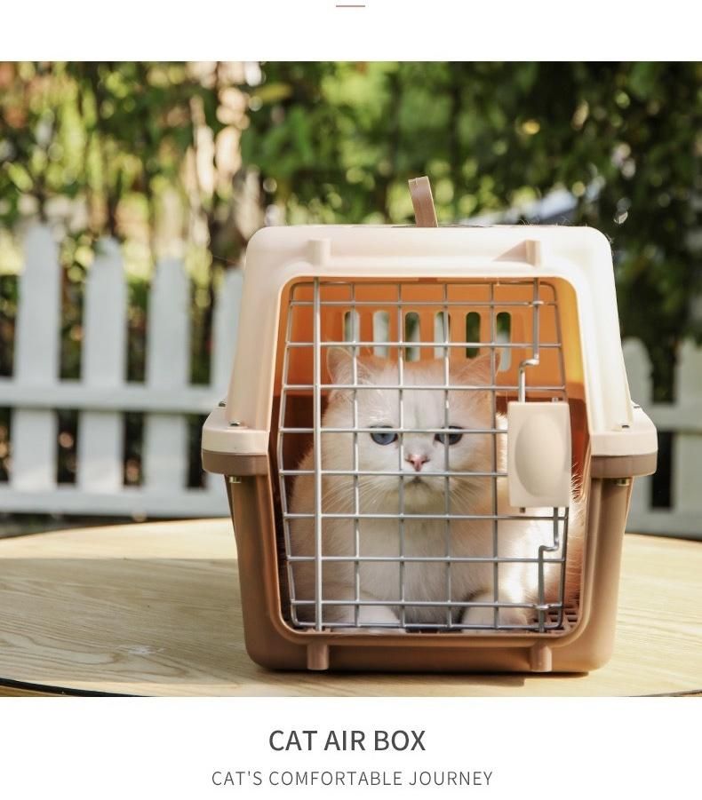in Stock New Classical Pet Transport Box Pet Trolley Pet Carrier