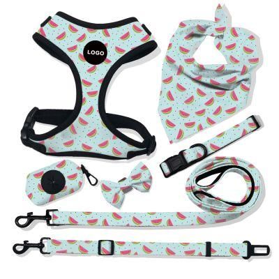 Manufacturer Pet Accessory Dog Harness Vest Reflective Neoprene Custom Pattern Padded Dog Harness Pet Toy