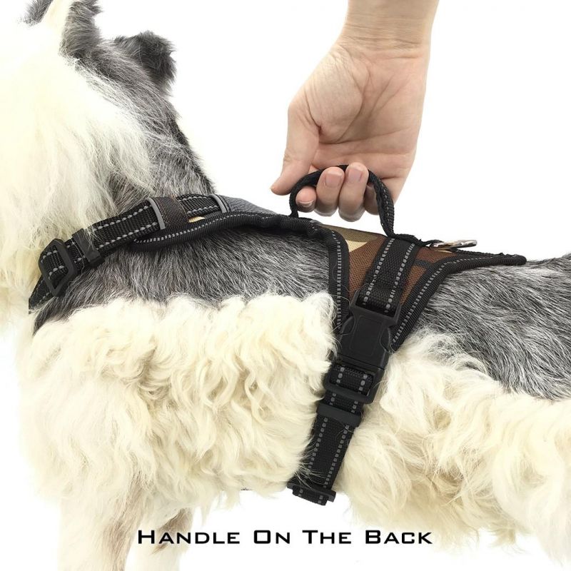 Adjustable Soft Padded Reflective Easy Control Handle Dog Harness Pet Supply