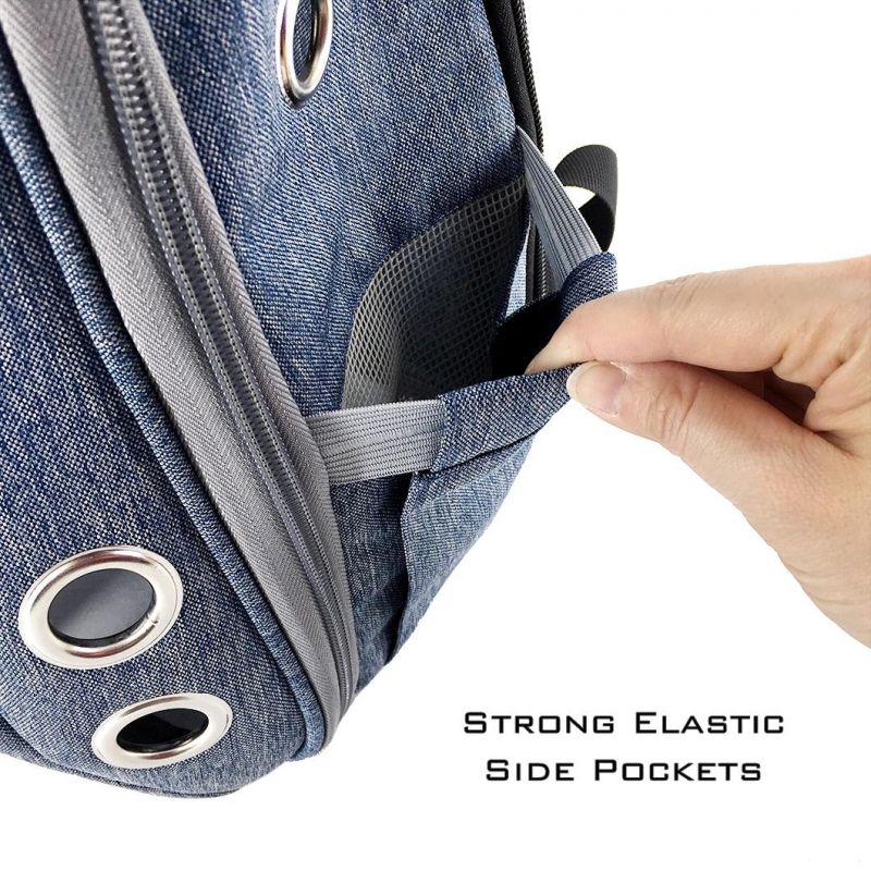 High Quality Pet Accessories Cation Polyester Material Pet Carrier Breathable Pet Dog Cat Backpack