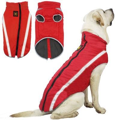 Waterproof Pet Dog Coat Winter Warm Dog Jacket Vest Reflective Outdoor Sports Clothes