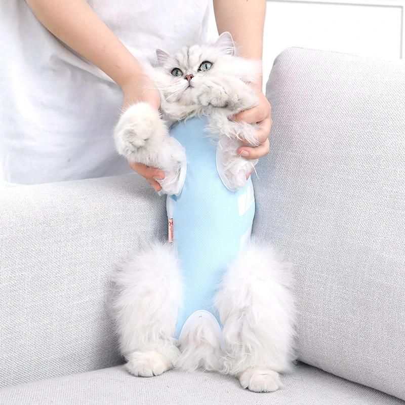 Recovery Suit for Cats After Surgery Cat′ S Postoperative Clothing Postoperative Vest Puppy Medical Post Surgical Clothes Cat Recovery Suit