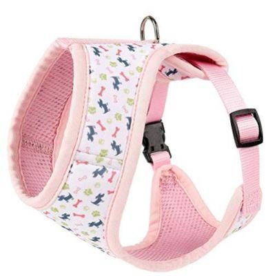 OEM Premium Mesh Fabric Solid Color Dog Harness for Puppy Cute Pets Custom