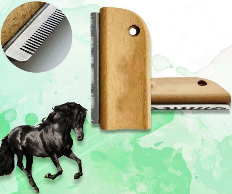 Horse Tool Wood Groom Brush