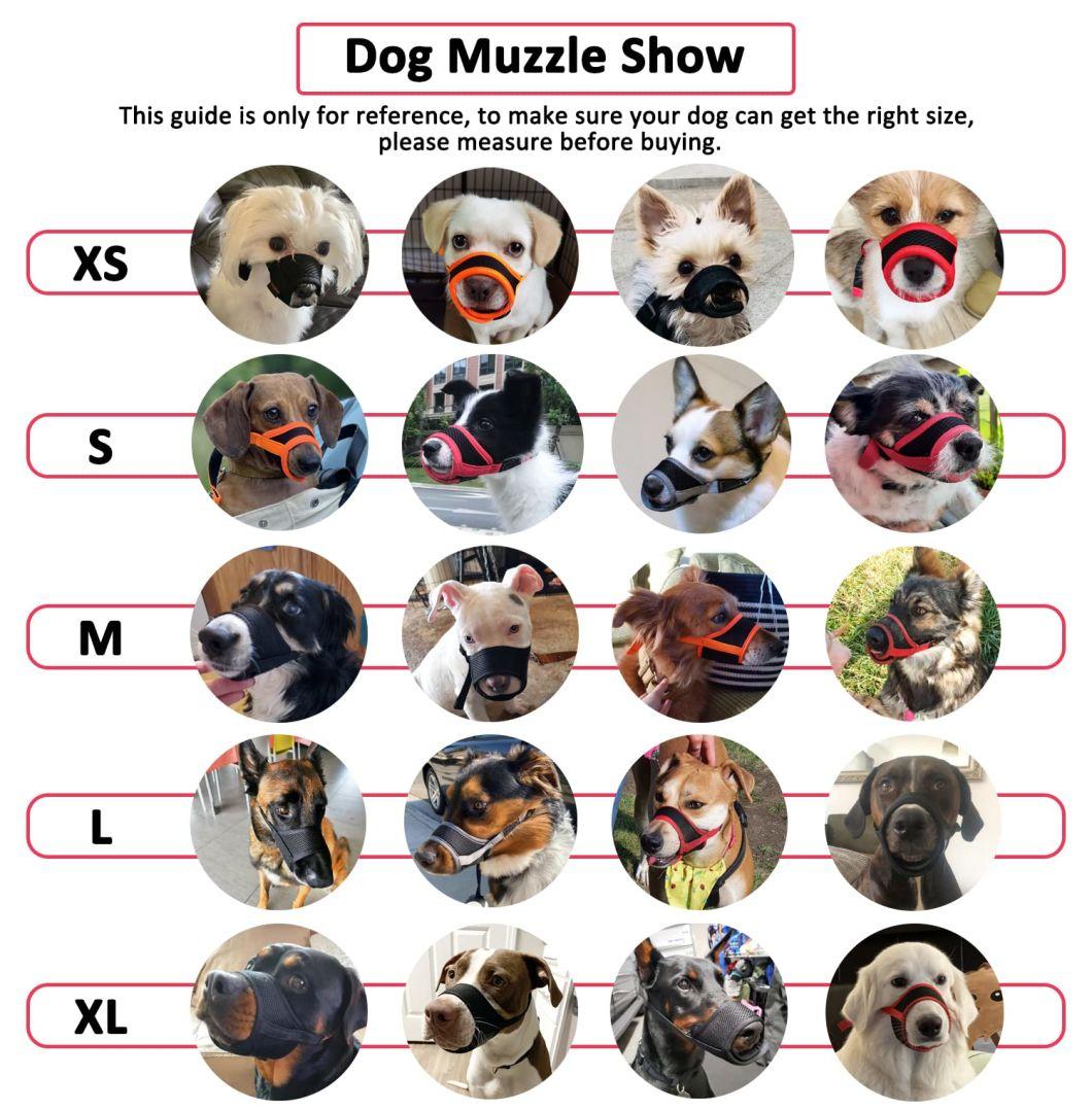 Breathable Mesh Pet Dog Muzzle Adjustable Anti-Bark Dog Mouth Cover