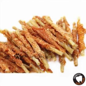 Dried Chicken Wrapped Rawhide Sticks Dog Treats Pet Food