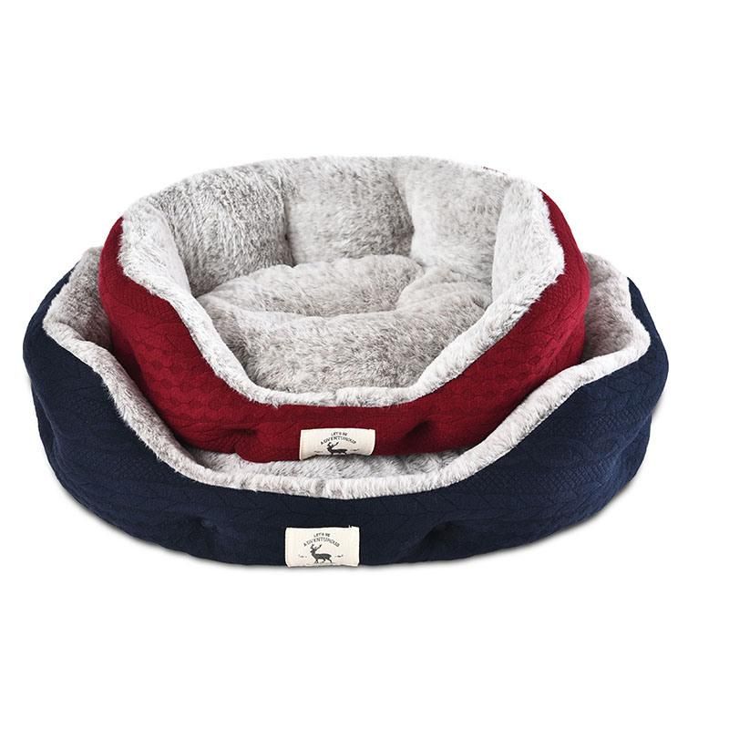 Wholesale Warm Comfortable Woven Knitted Fabric Pet Bed