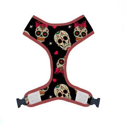 Eco-Friendly Halloween Decor Soft Twill Cotton House Training Dog Vest Pet Harness