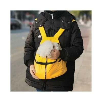 Luxury Mesh Neoprene Pet Carrier Bag Yellow Dog Carrier Cage