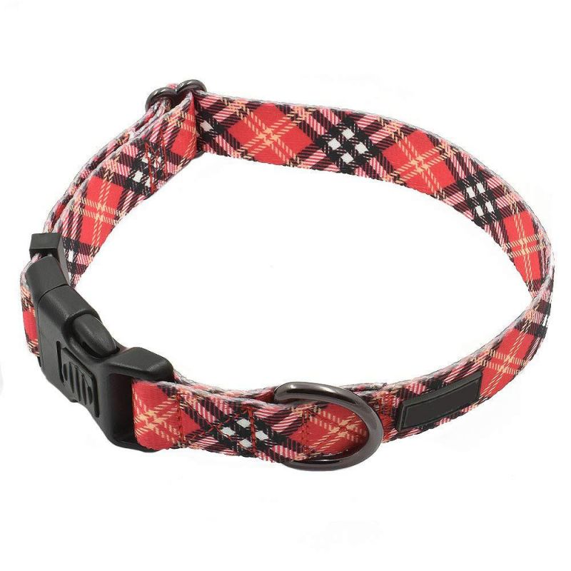 2019 Fashion Design Plain Pattern Heat Transfer Dog Collar