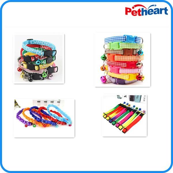 Pet Product Supply Nylon Dog Cat Collar with Bell