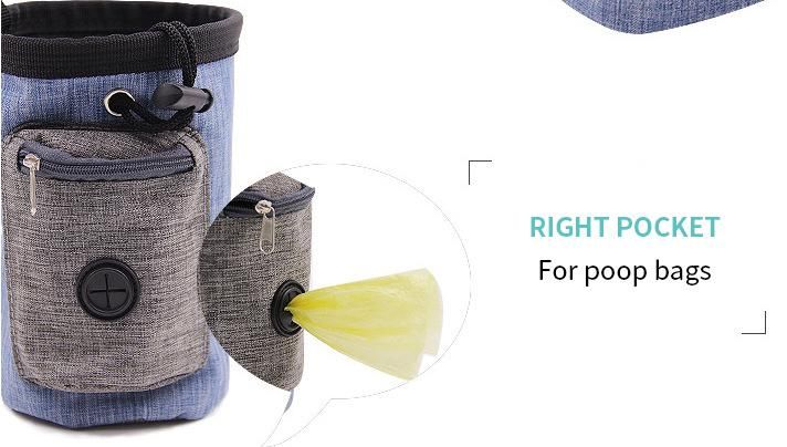 Hot Sale Oxford Puzzle Taining Feeding Poop Bag Pet Dog Taining Bag