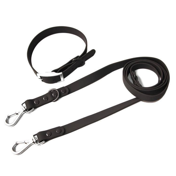 Durable Heavy Duty Waterproof Custom PVC Nylon Coated Webbing Dog Collar Leash