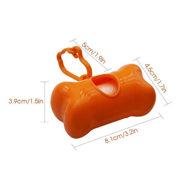 Custom Wholesale Bone Shaped Dog Poop Waste Bag Dispenser Bag Holder