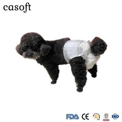 Casoft Disposable Male Dog Puppy Belly Wrap Diapers for Poop That Stay on