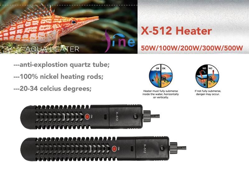 Aquarium Submersible Heater 500W for Fish Tank