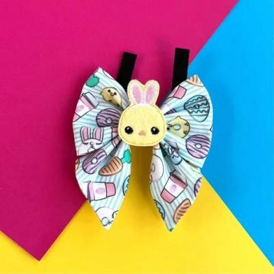 Fashion New Style Pet Bow Tie Hairpin Accessories Luxury Custom Dog Bow Collar