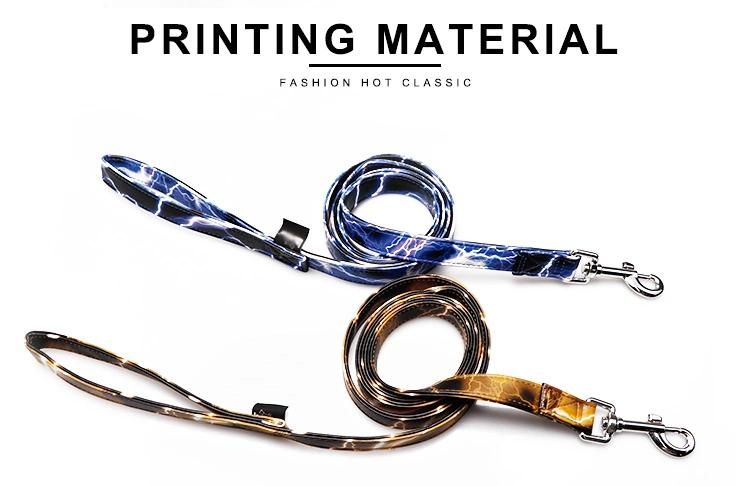 Custom Logo PU Leather Design Easy Cleaning Soft&Comfortable Material Pet Dog Leash